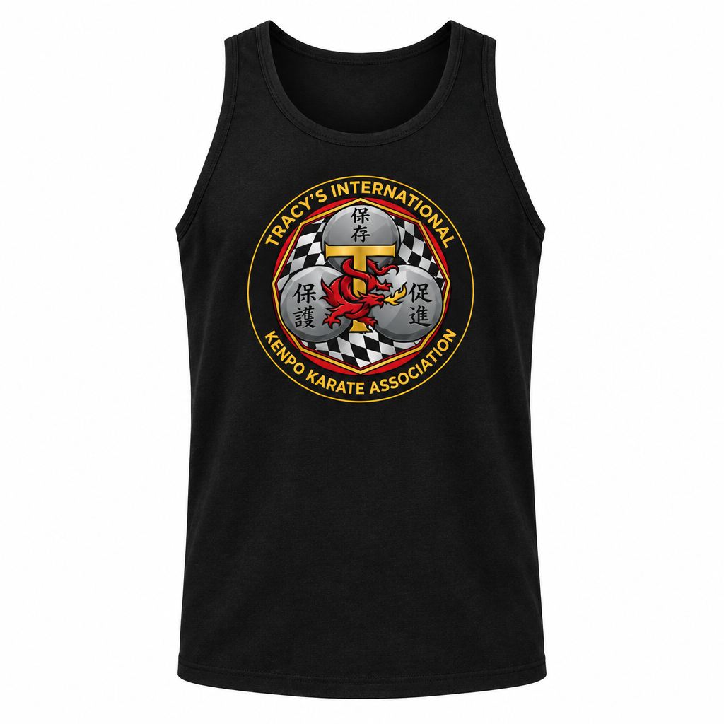 Black TIKKA MODERN tank top mockup