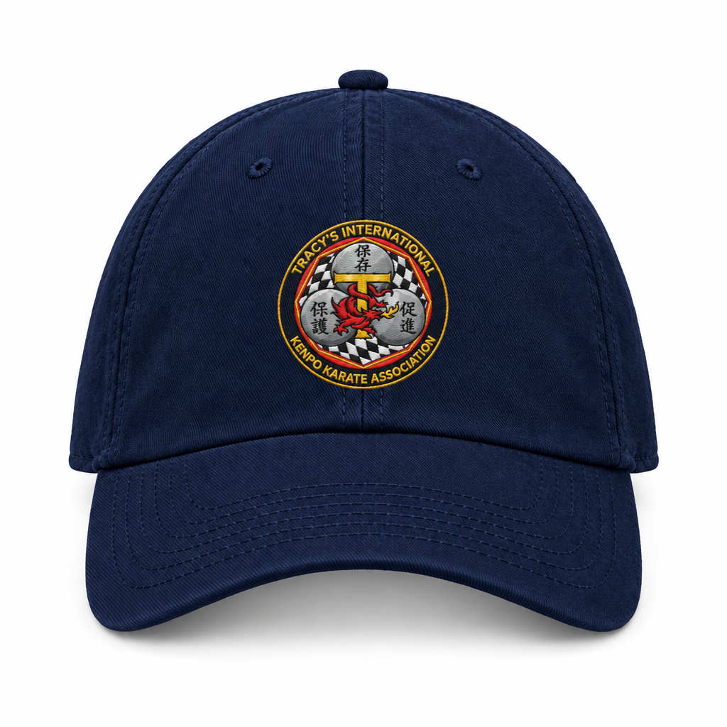 Navy blue baseball cap with a small TIKKA MODERN emblem centered on the front panel.