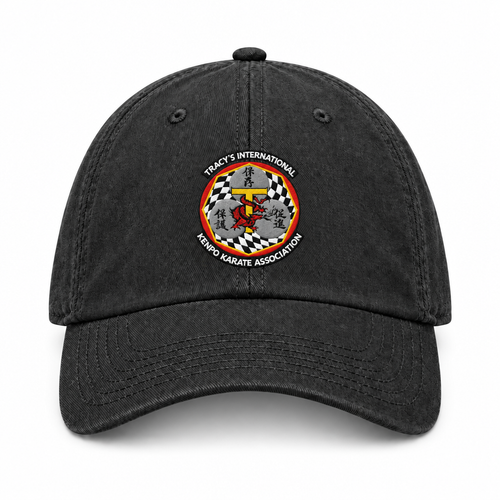 Dark grey baseball cap with the original T.I.K.K.A. logo centered on the front.
