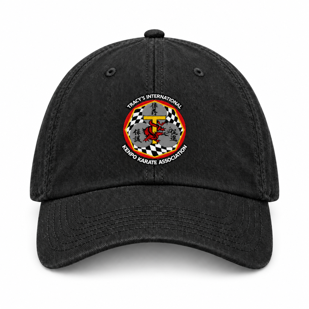 Black baseball cap with the original T.I.K.K.A. logo centered on the front.