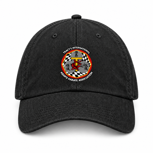 Black baseball cap with the original T.I.K.K.A. logo centered on the front.