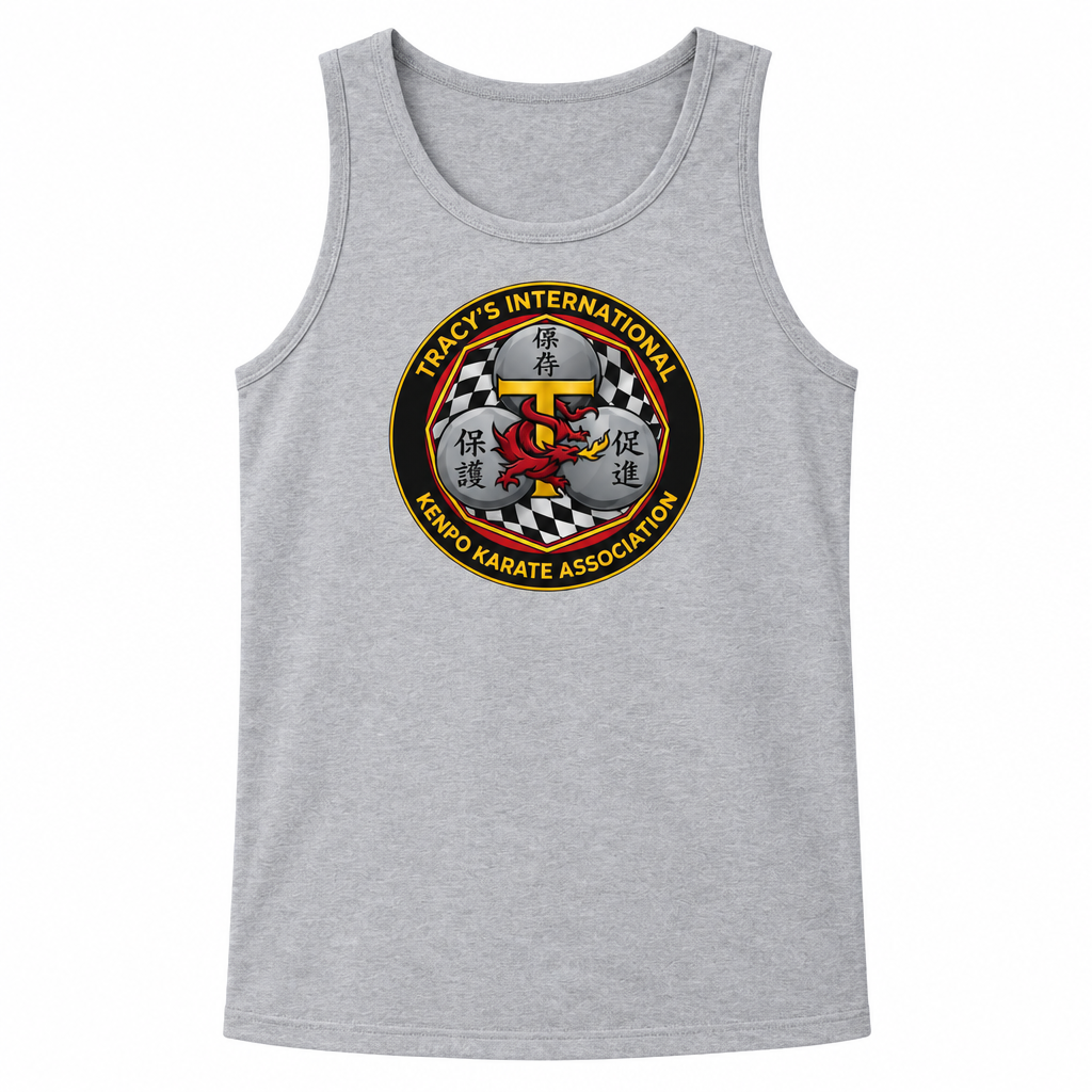 Light Grey TIKKA MODERN tank top mockup